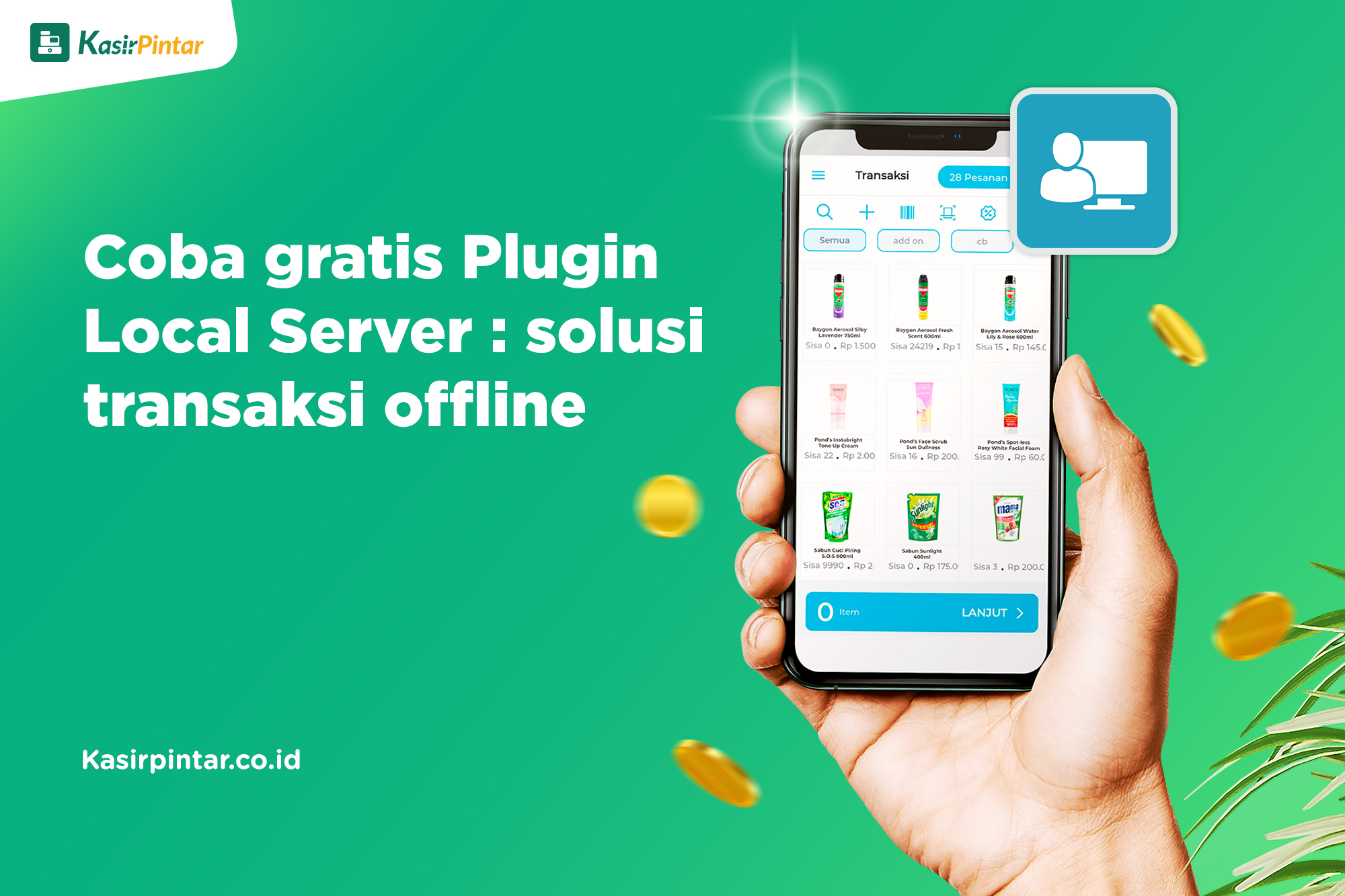 Coba Gratis Plugin Local Server Solusi Transaksi Offline Blog Kasir